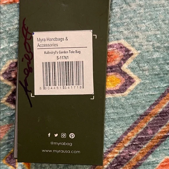 Myra Bag Kalindryl Garden Multicolor Tote - Picture 3 of 7